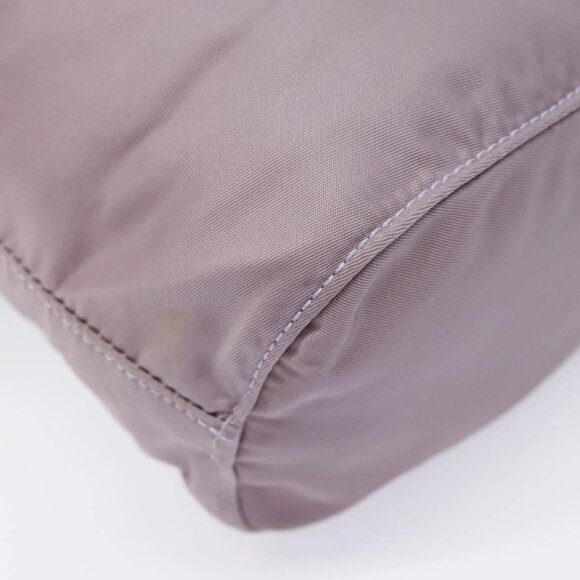 PRADA Pouch Nylon Purple Silver Auth 90239 - Picture 3 of 16